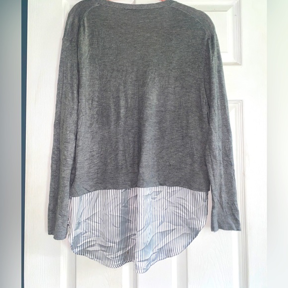 ZARA Knit Combination Long-Sleeved Blouse. Size MED. Great condition!! - Picture 5 of 9